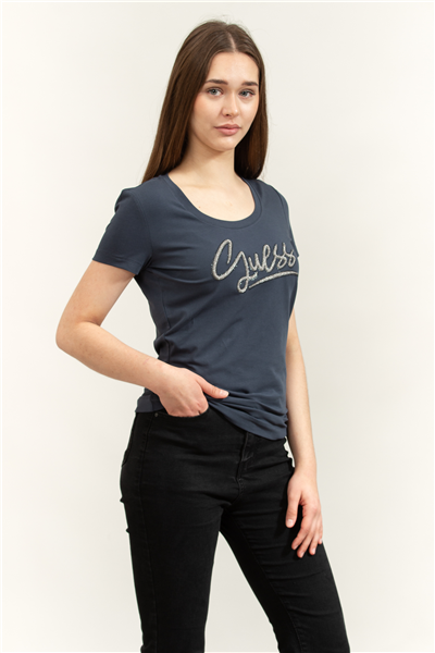 Guess Jersey Kadın Slim Fit T-Shirt