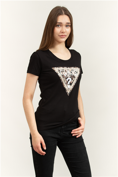 Guess Jersey Kadın Slim Fit T-Shirt