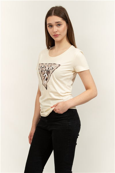 Guess Jersey Kadın Slim Fit T-Shirt