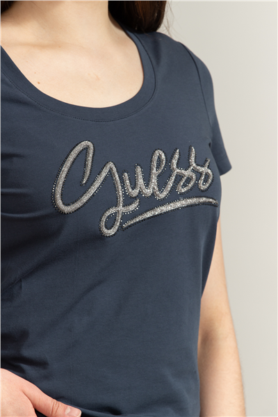 Guess Jersey Kadın Slim Fit T-Shirt