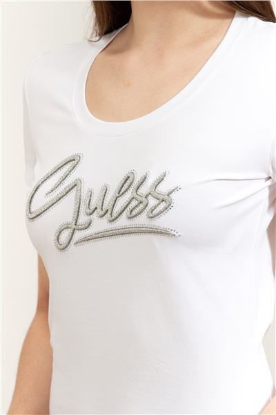 Guess Jersey Kadın Slim Fit T-Shirt