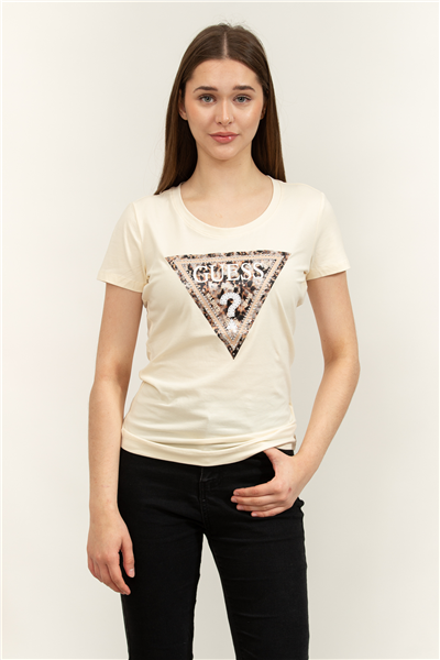 Guess Jersey Kadın Slim Fit T-Shirt