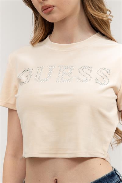 Guess Kadın Bisiklet Yaka T-Shirt