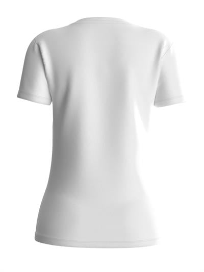 Guess Kadın Bisiklet Yaka T-Shirt Beyaz