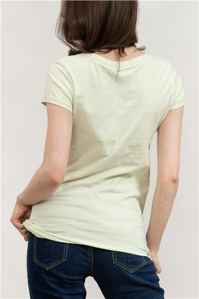 Guess Kadın Bisiklet Yaka T-Shirt
