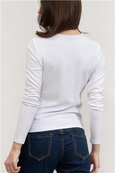 Guess Kadın Bisiklet Yaka T-Shirt