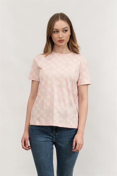 Guess Kadın Bisiklet Yaka T-Shirt