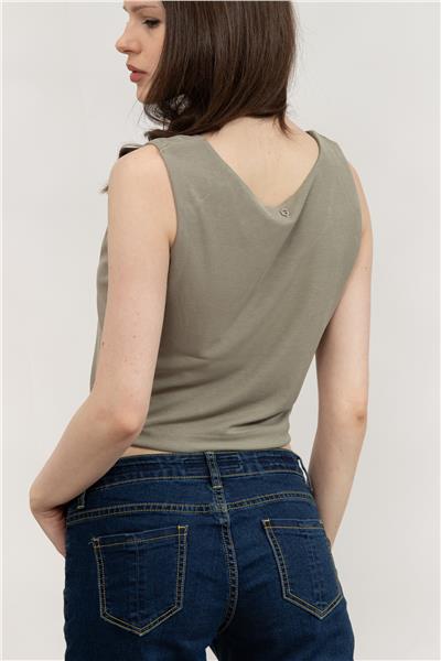 Guess Kadın Bisiklet Yaka T-Shirt