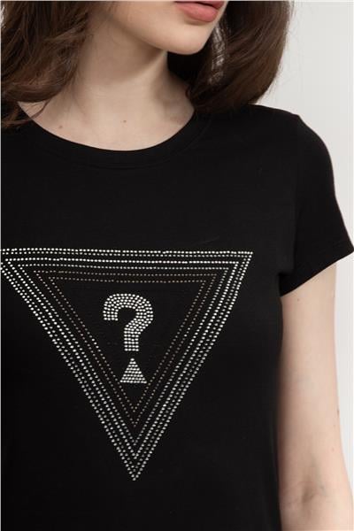 Guess Kadın Bisiklet Yaka T-Shirt