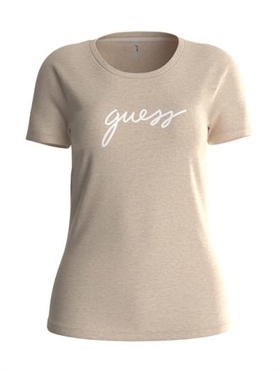 Guess Kadın Bisiklet Yaka T-Shirt Çok Renkli