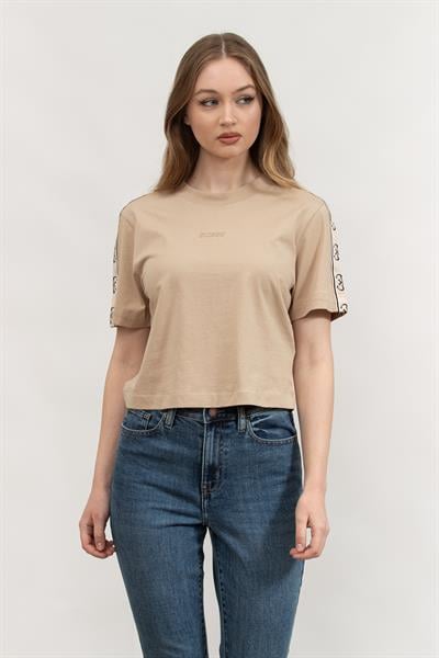 Guess Britney Kadın Aktif Boxy Fit T-Shirt