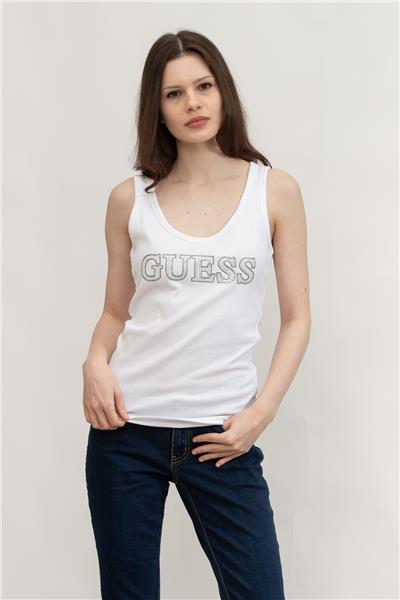 Guess Kadın Bisiklet Yaka T-Shirt