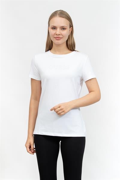 Guess Kadın Bisiklet Yaka T-Shirt