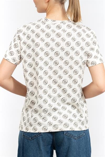 Guess Kadın Bisiklet Yaka T-Shirt