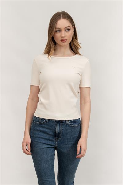Guess Kadın Bisiklet Yaka T-Shirt