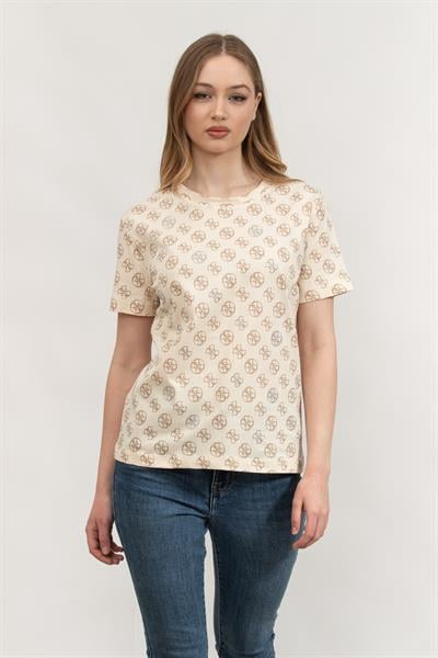 Guess Kadın Bisiklet Yaka T-Shirt