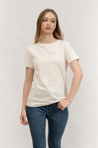 Guess Kadın Bisiklet Yaka T-Shirt