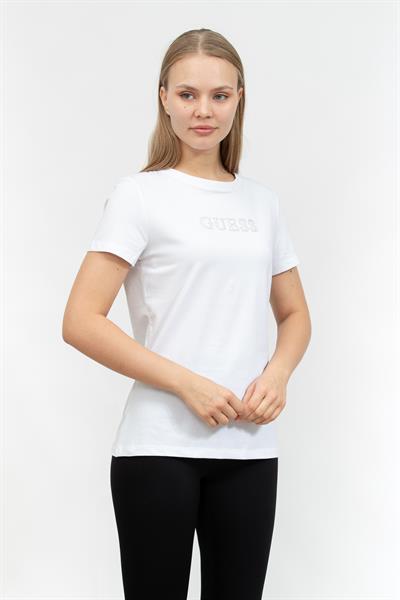 Guess Kadın Bisiklet Yaka T-Shirt
