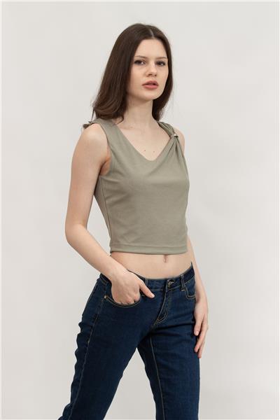 Guess Kadın Bisiklet Yaka T-Shirt