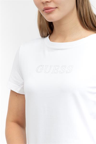 Guess Kadın Bisiklet Yaka T-Shirt