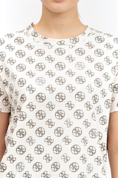 Guess Kadın Bisiklet Yaka T-Shirt