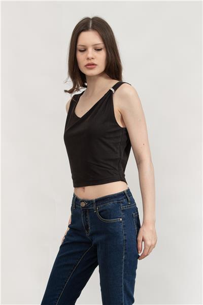 Guess Kadın Bisiklet Yaka T-Shirt