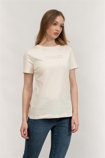 Guess Kadın Bisiklet Yaka T-Shirt