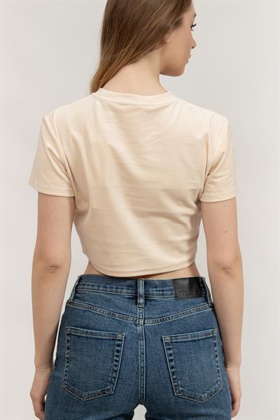 Guess Kadın Bisiklet Yaka T-Shirt