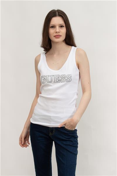 Guess Kadın Bisiklet Yaka T-Shirt