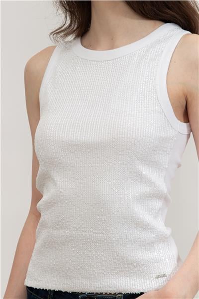 Guess Kadın Bisiklet Yaka T-Shirt