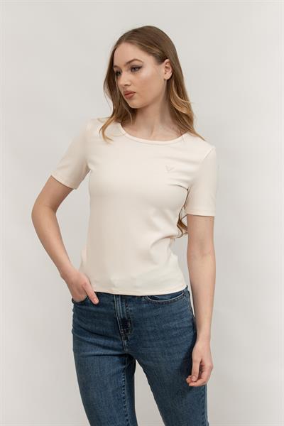 Guess Kadın Bisiklet Yaka T-Shirt