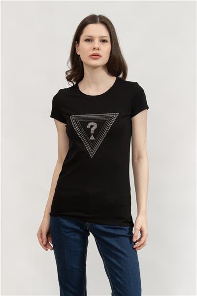 Guess Kadın Bisiklet Yaka T-Shirt