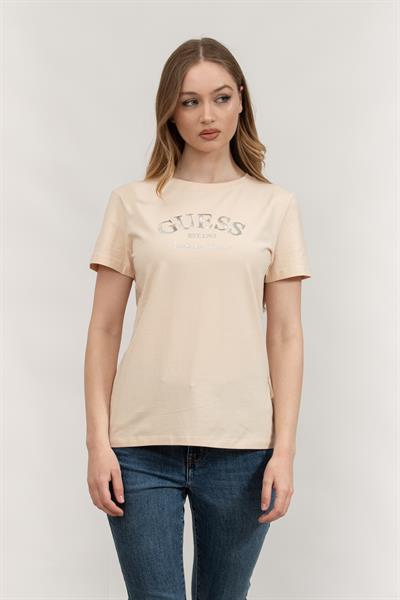 Guess Kadın Bisiklet Yaka T-Shirt
