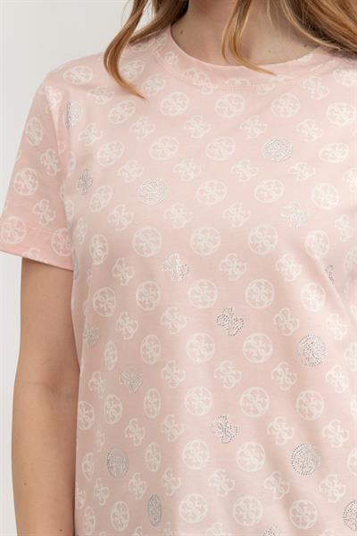 Guess Kadın Bisiklet Yaka T-Shirt