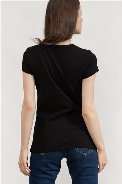 Guess Kadın Bisiklet Yaka T-Shirt