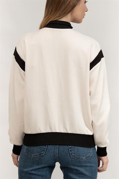 Guess Kadın Fermuarlı Sweatshirt