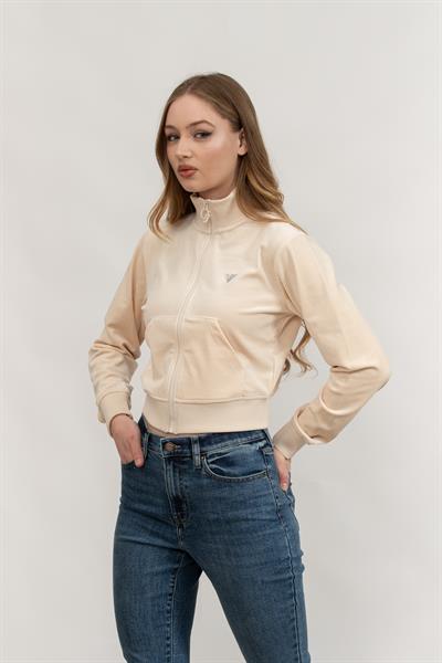 Guess Kadın Fermuarlı Sweatshirt