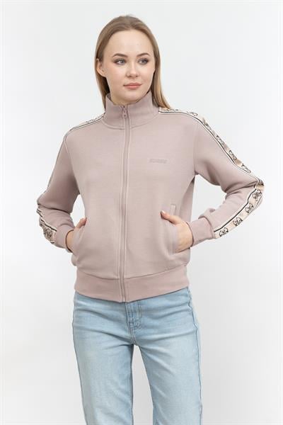 Guess Britney Kadın Aktif Fermuarlı Sweatshirt