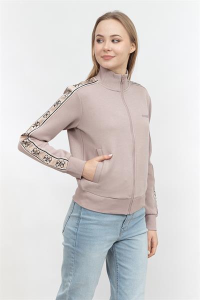 Guess Britney Kadın Aktif Fermuarlı Sweatshirt