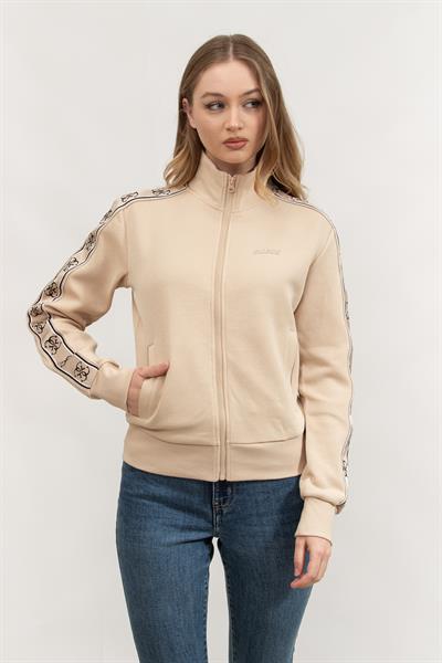 Guess Britney Kadın Aktif Fermuarlı Sweatshirt