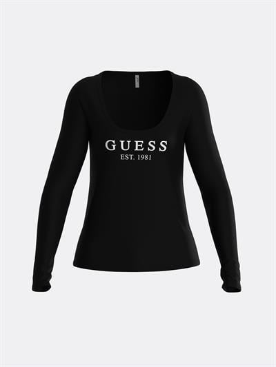Guess Kadın T-Shirt Siyah