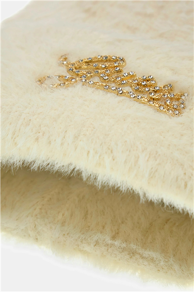 Guess Knitted Kadın Bere Beyaz