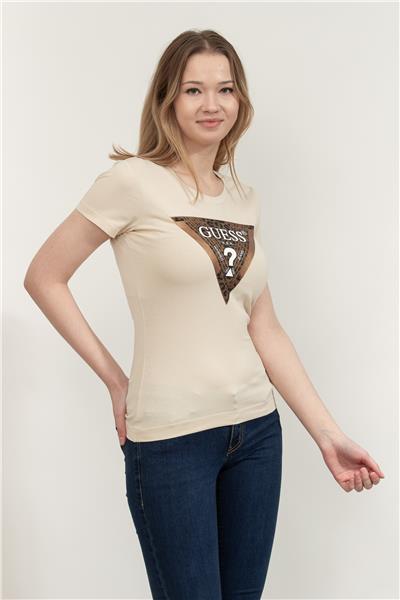 Guess Leo Kadın Slim Fit T-Shirt