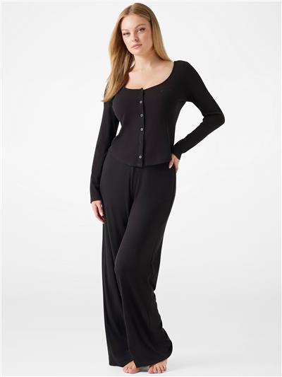 Guess Lia Kadın Modal Karışımlı Relaxed Fit Pijama Altı