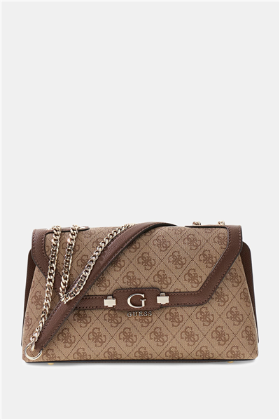 Guess Lindsey Kadın Omuz Çantası Kahverengi