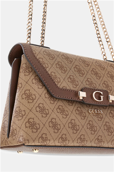 Guess Lindsey Kadın Omuz Çantası Kahverengi