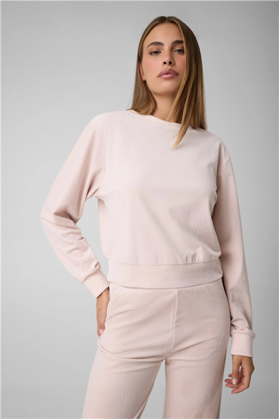 Guess Loren Kadın Sweatshirt Lila