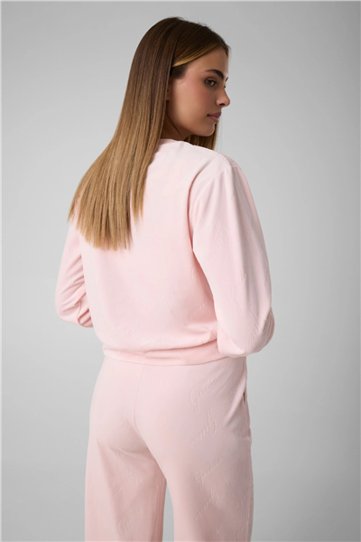 Guess Loren Kadın Sweatshirt Pembe