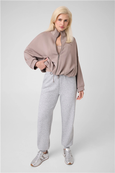 Guess Lyra Kadın Aktif Modal Karışımlı Fermuarlı Sweatshirt