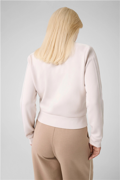 Guess Lyra Kadın Aktif Modal Karışımlı Fermuarlı Sweatshirt Parlement Mavi